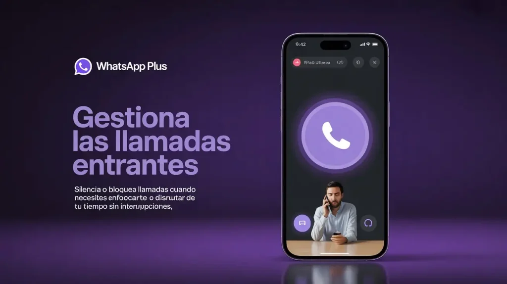 WhatsApp Plus Morado